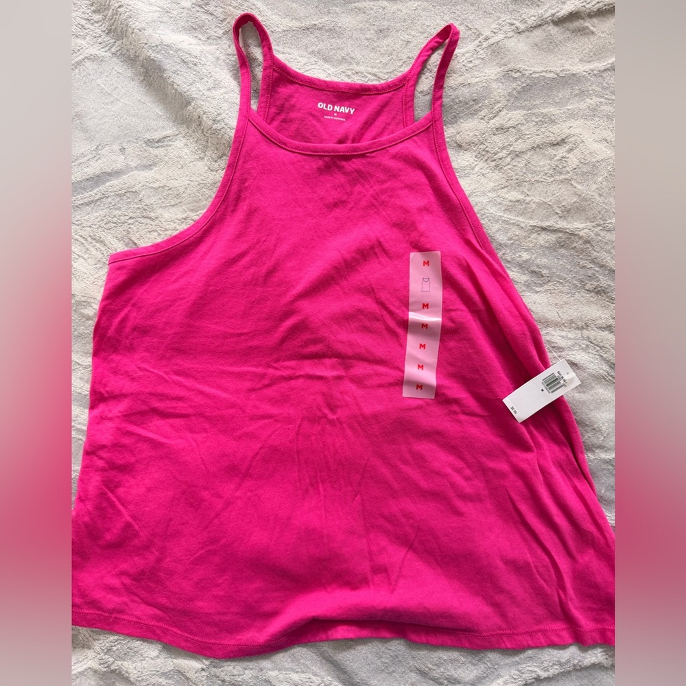 NWT Old Navy Bright Pink Tank Top